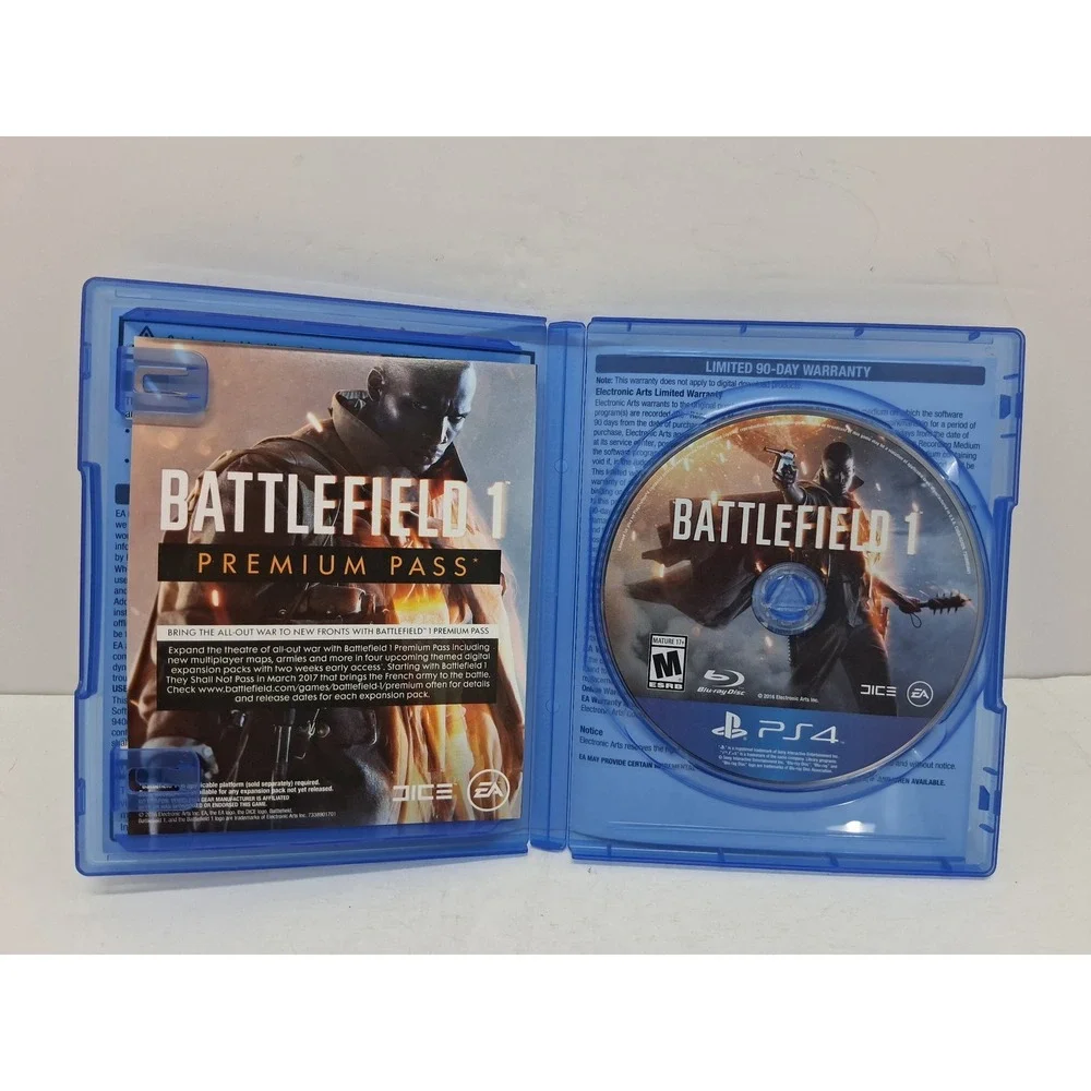 Battlefield 1 Sony PlayStation 4 PS4 2016 First Person Shooter FPS Game